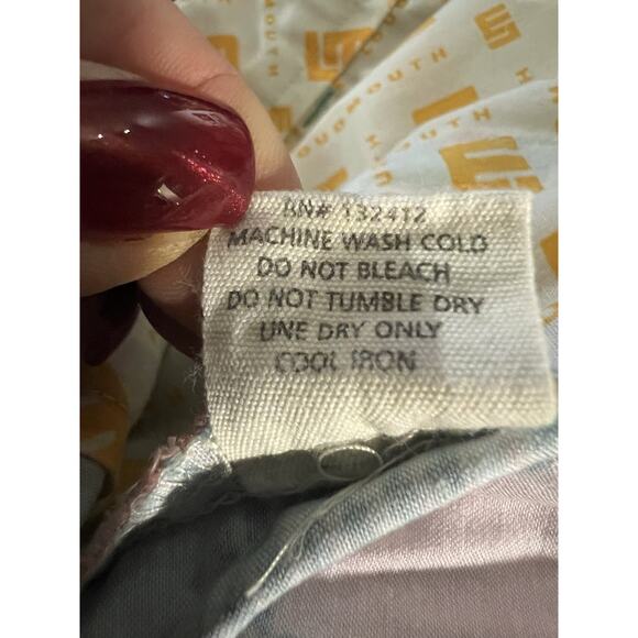 Loudmouth Golf Shorts Mens Size 40 Flat Front Geometric Geo Soft Stretch Chino - Picture 8 of 12